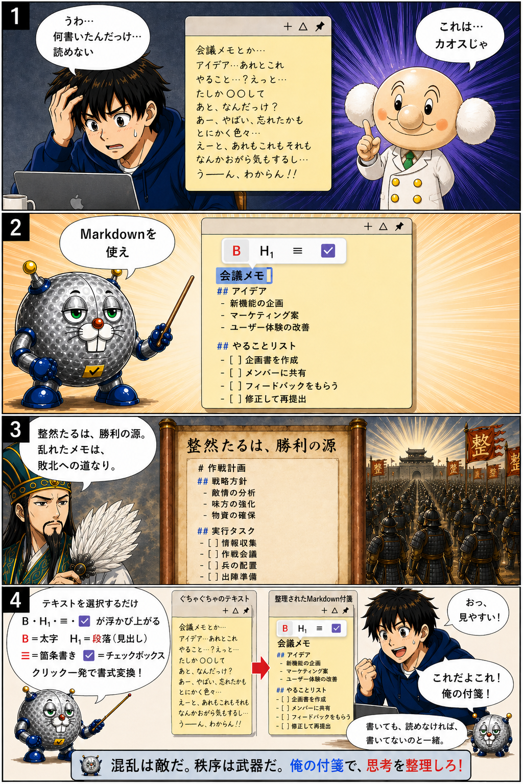 第3話 整える・Markdown
